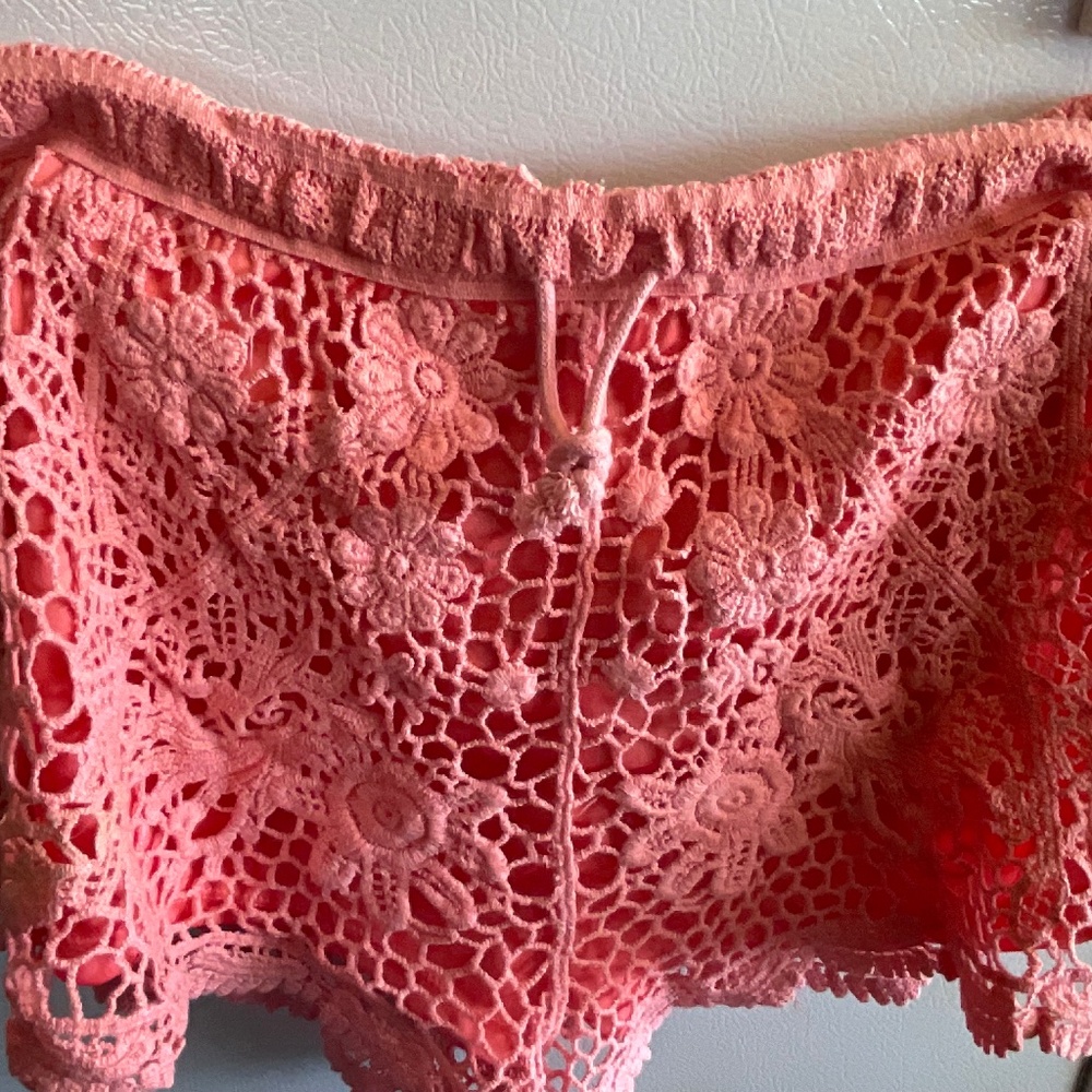 ‘’IM IN LOVE WITH DEREK’’  CROTCHED  SHORTS   SIZE   LARGE  BRAND NEW  SALE